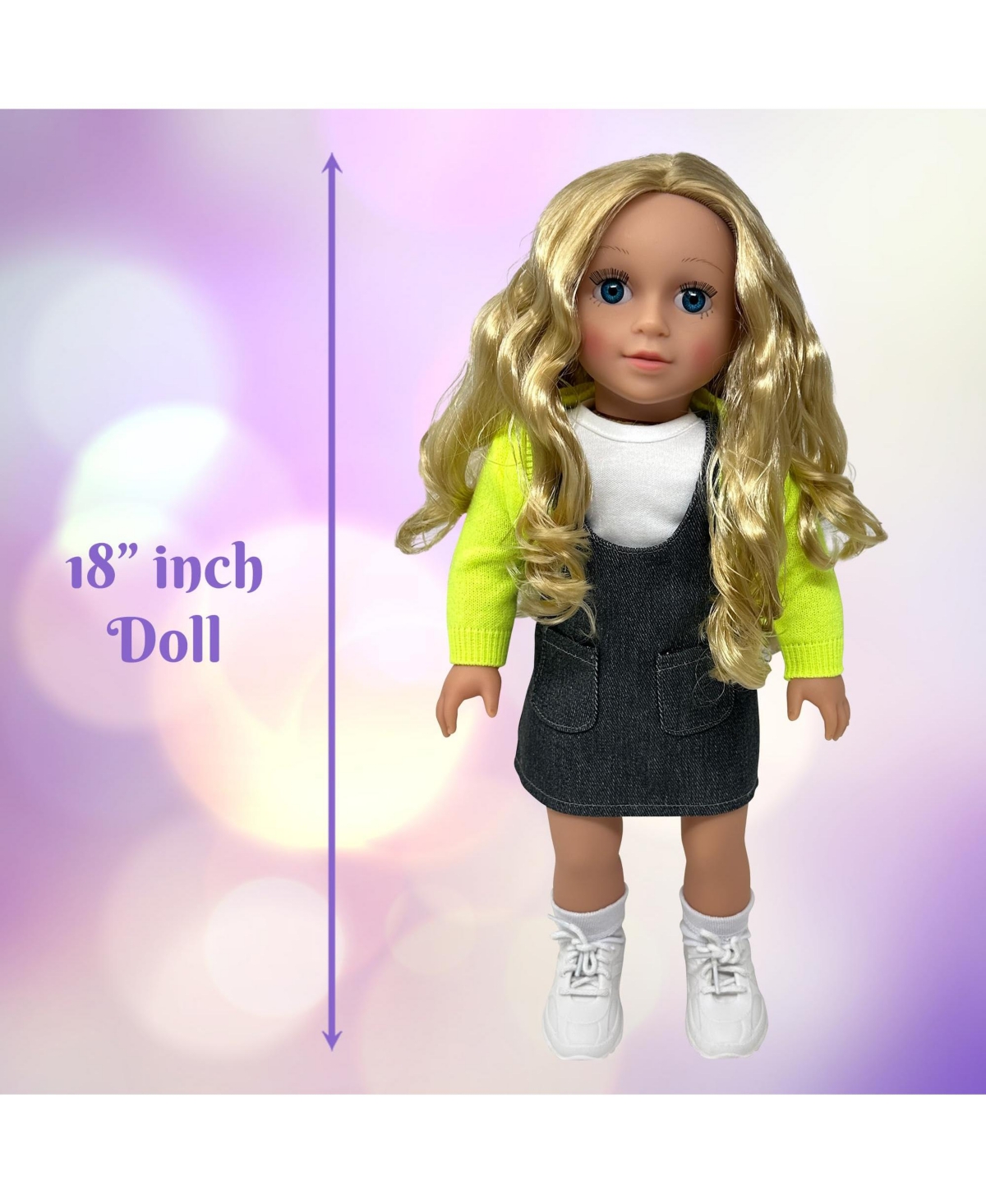 The New York Doll Collection 18 Inch Dolls with Soft Hair and Accessories