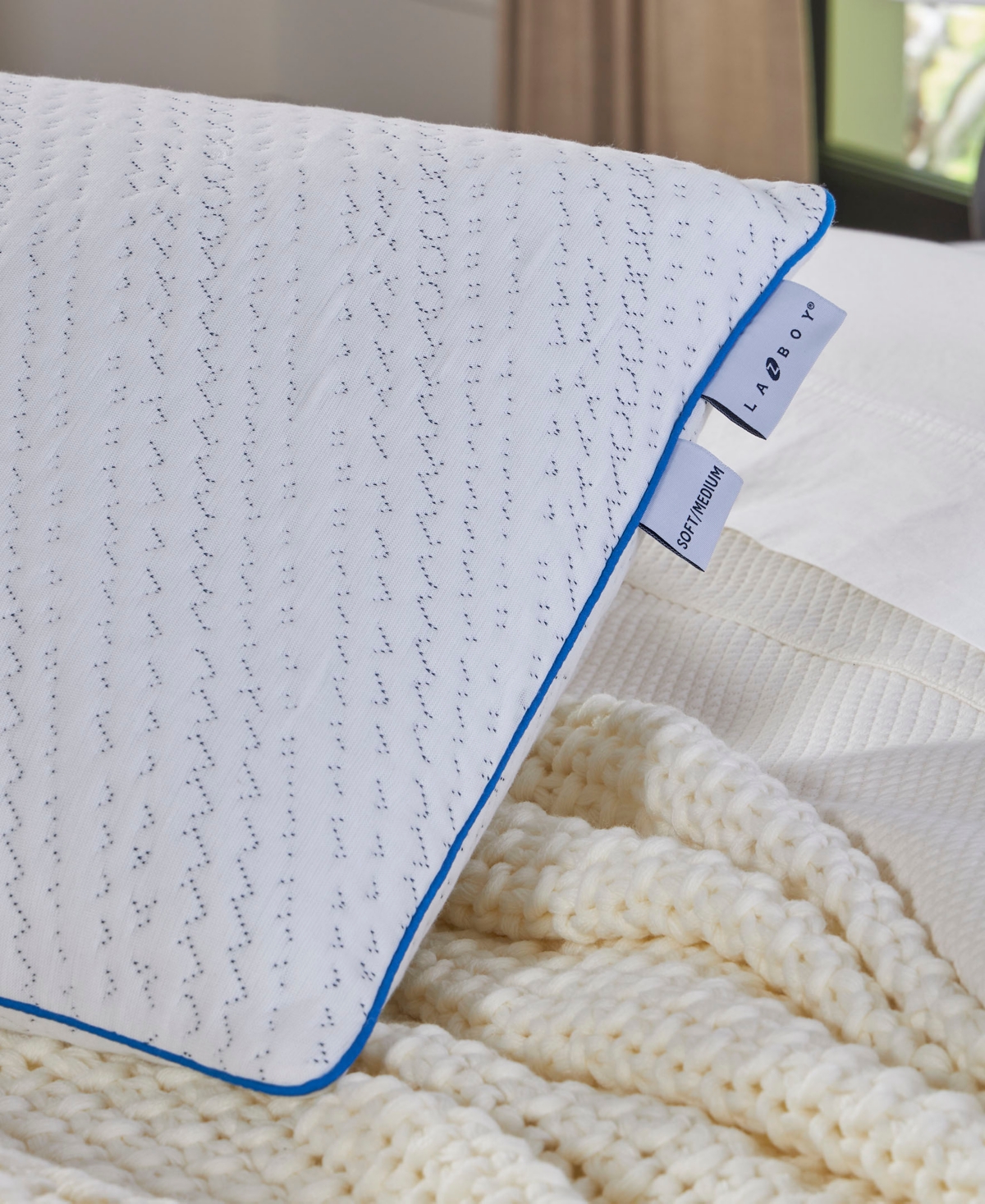 La-z-Boy Foam Medium Density Pillow, Standard