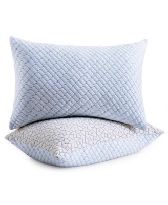 Cooling Memory Foam 2-Pack Pillows, King