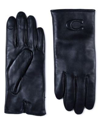 Women's Tabby C Leather Gloves