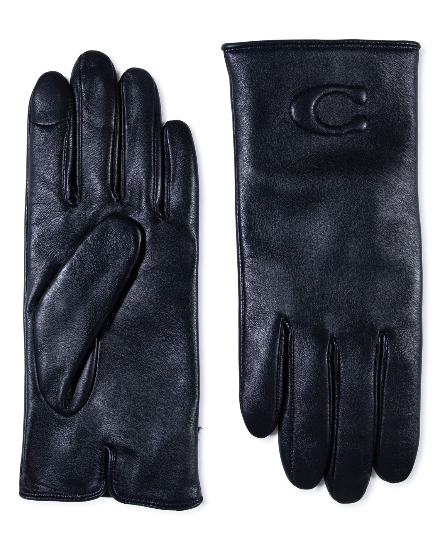 Women's Tabby C Leather Gloves