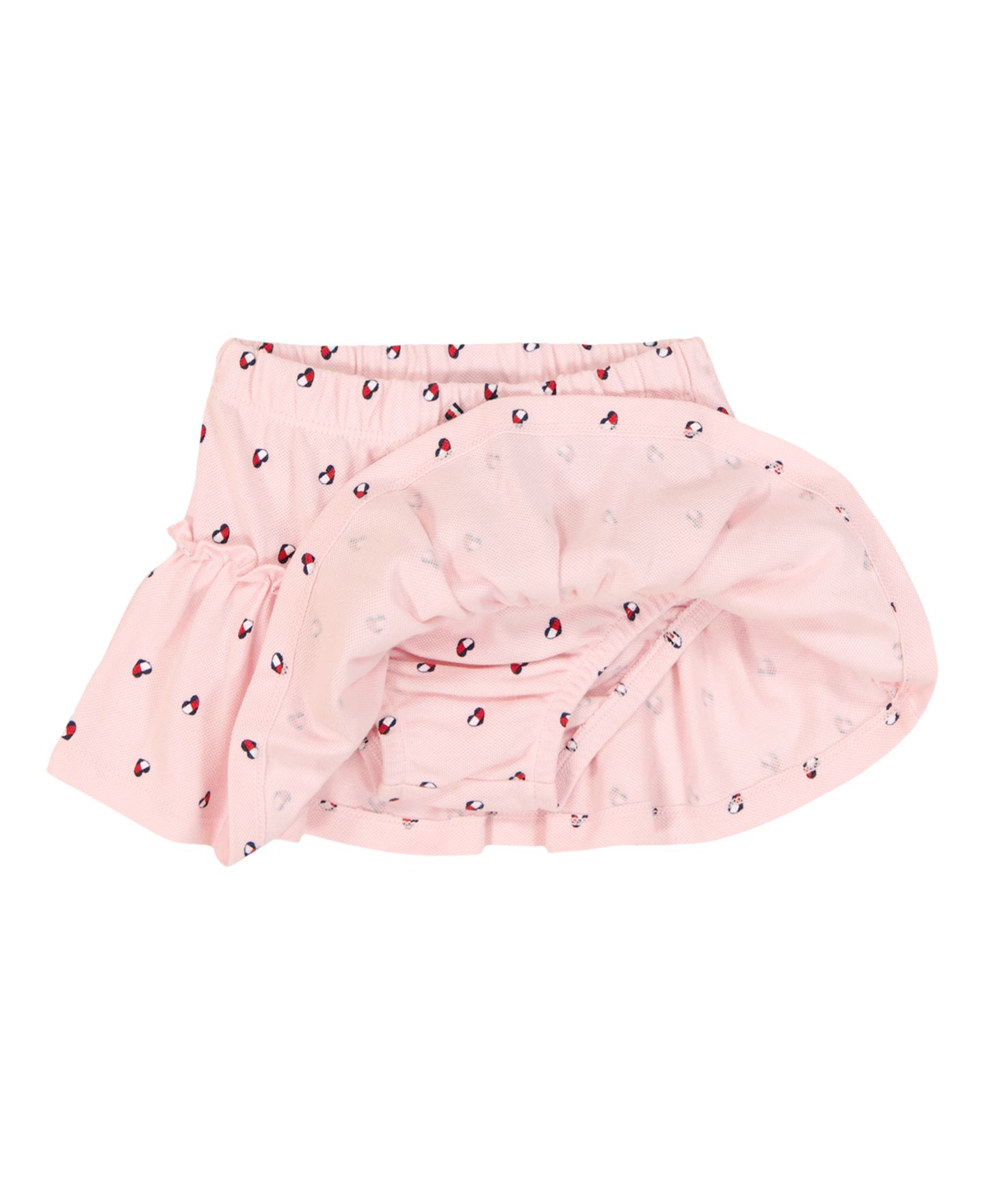 Комплект Tommy Hilfiger Printed Top and Skirted Bloomers, 2-Piece Set для девочек-малышей, цвет: Розовый — фото 7