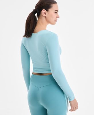 Women's Surplice Long-Sleeve Top