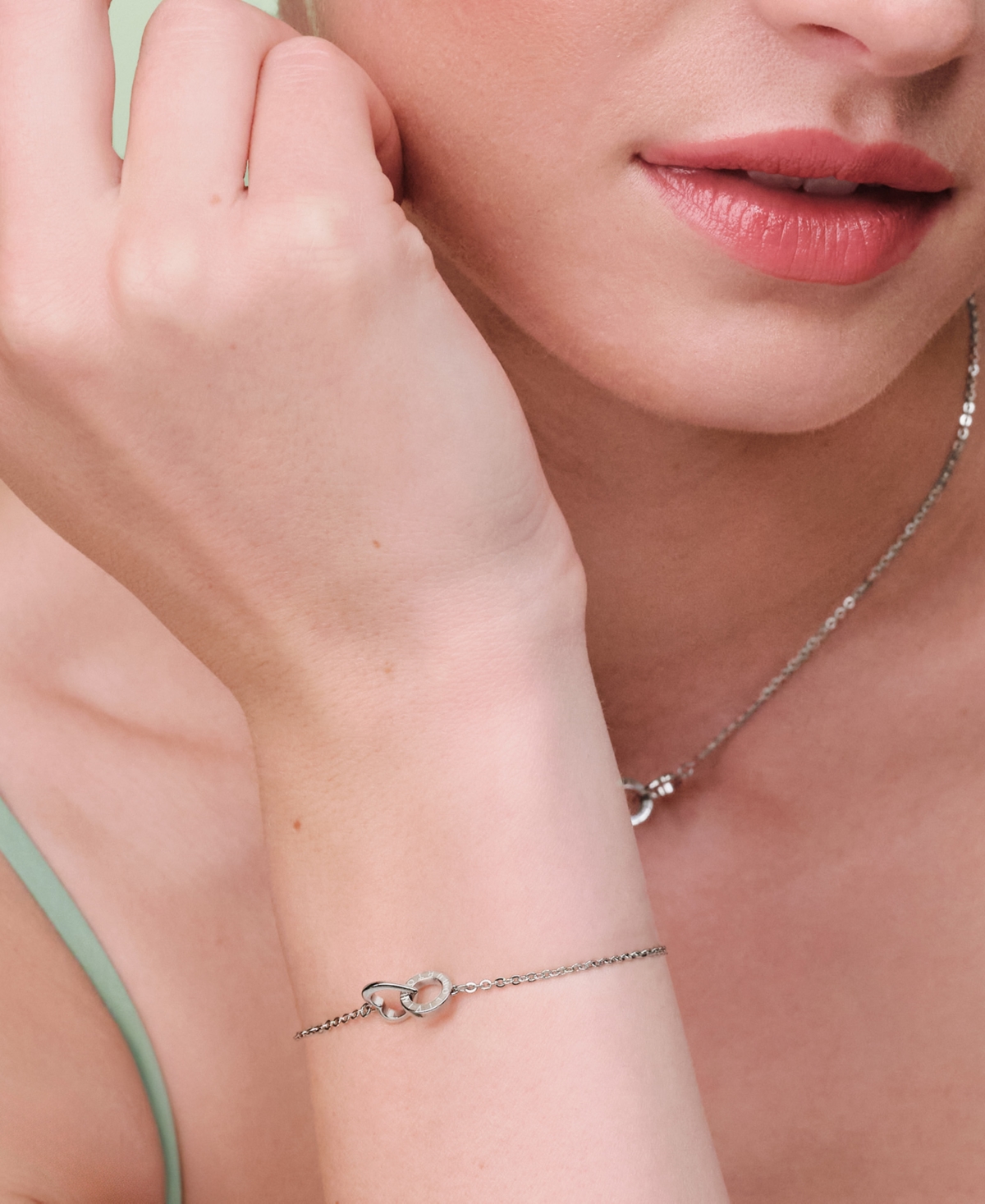 Olivia Burton Women's Kindred Interlink Stainless Steel Bracelet