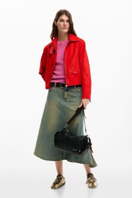 Women's Medium Bag Embroidered Charms