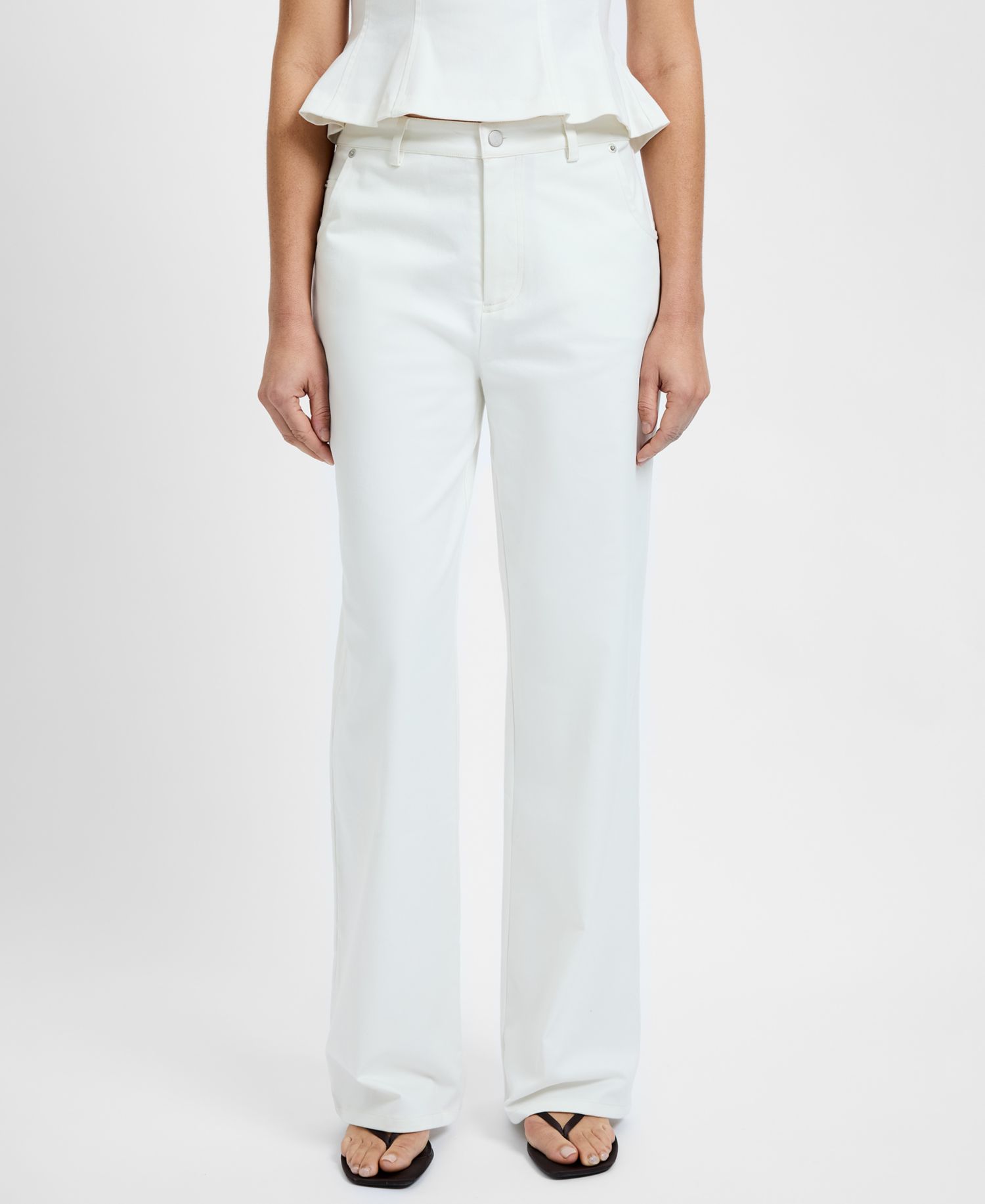 Women's Inez High Rise Relaxed Ankle Trousers