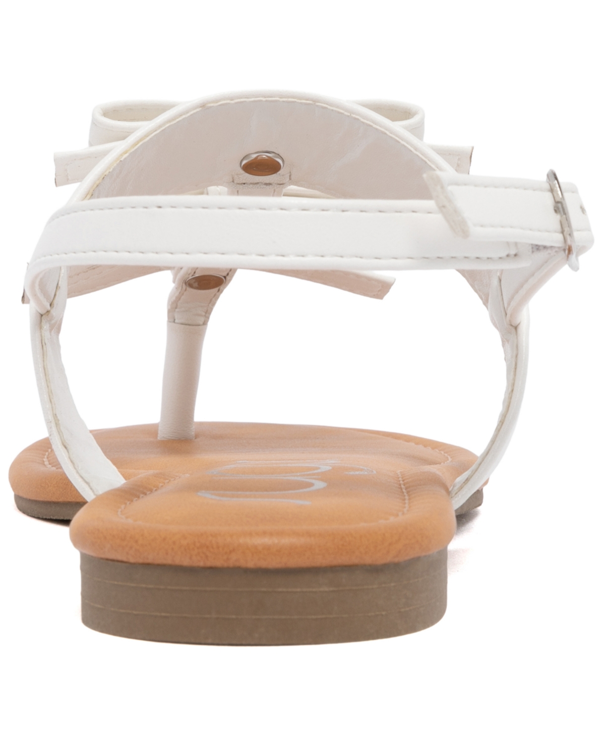 Sugar Women's Buckle Round Toe Flat Sandals