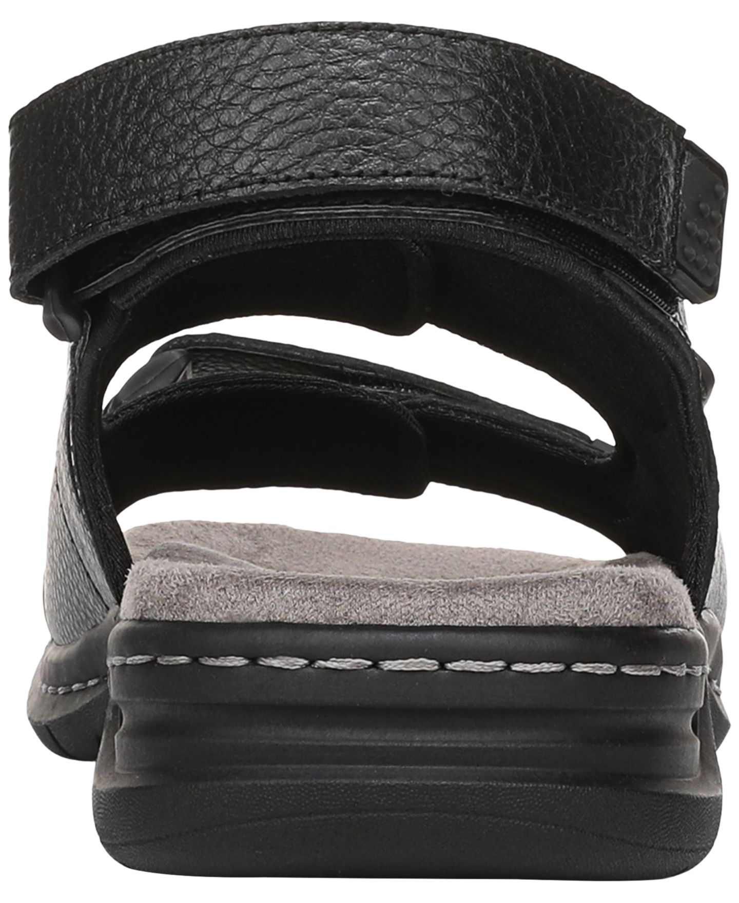 Мужские сандалии Dr. Scholl's Gavin Slingback, цвет: Чёрный кожаный — фото 3