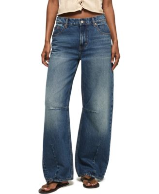 Women's Barrel Wide Leg Jeans