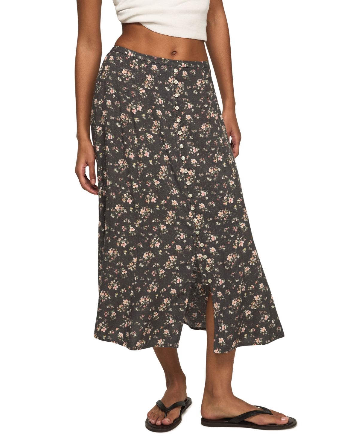Lucky Brand Women's Simone Midi Skirt