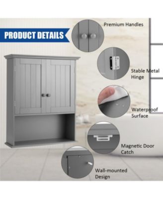 Smart 3-Tier Bathroom Organizer - Rust Proof Cabinet with Quick Installation & Modern