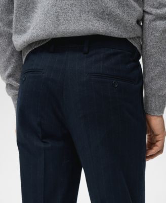 Men's Slim-Fit Flannel Pants