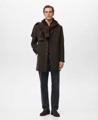 Men's Lightweight Wool Coat