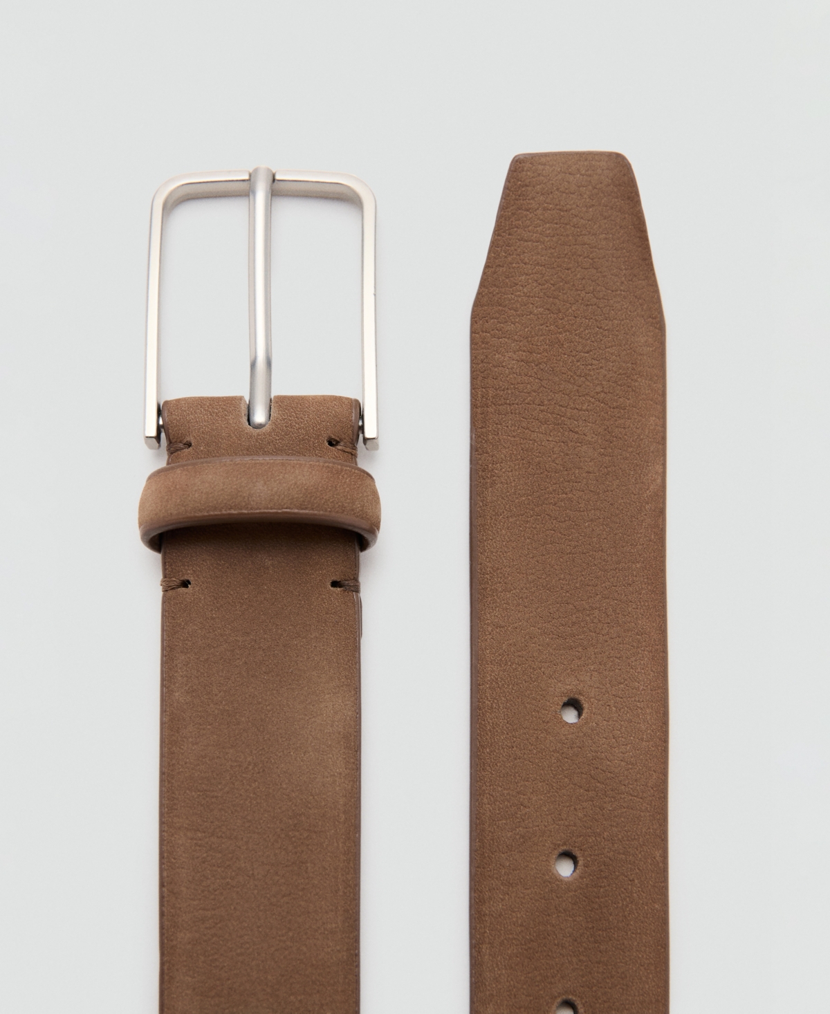 Mango Men's Nappa Leather Belt
