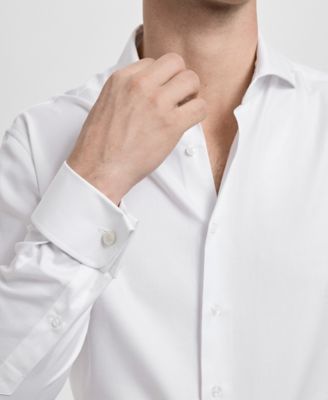 Men's Regular Fit Cotton Dress Shirt