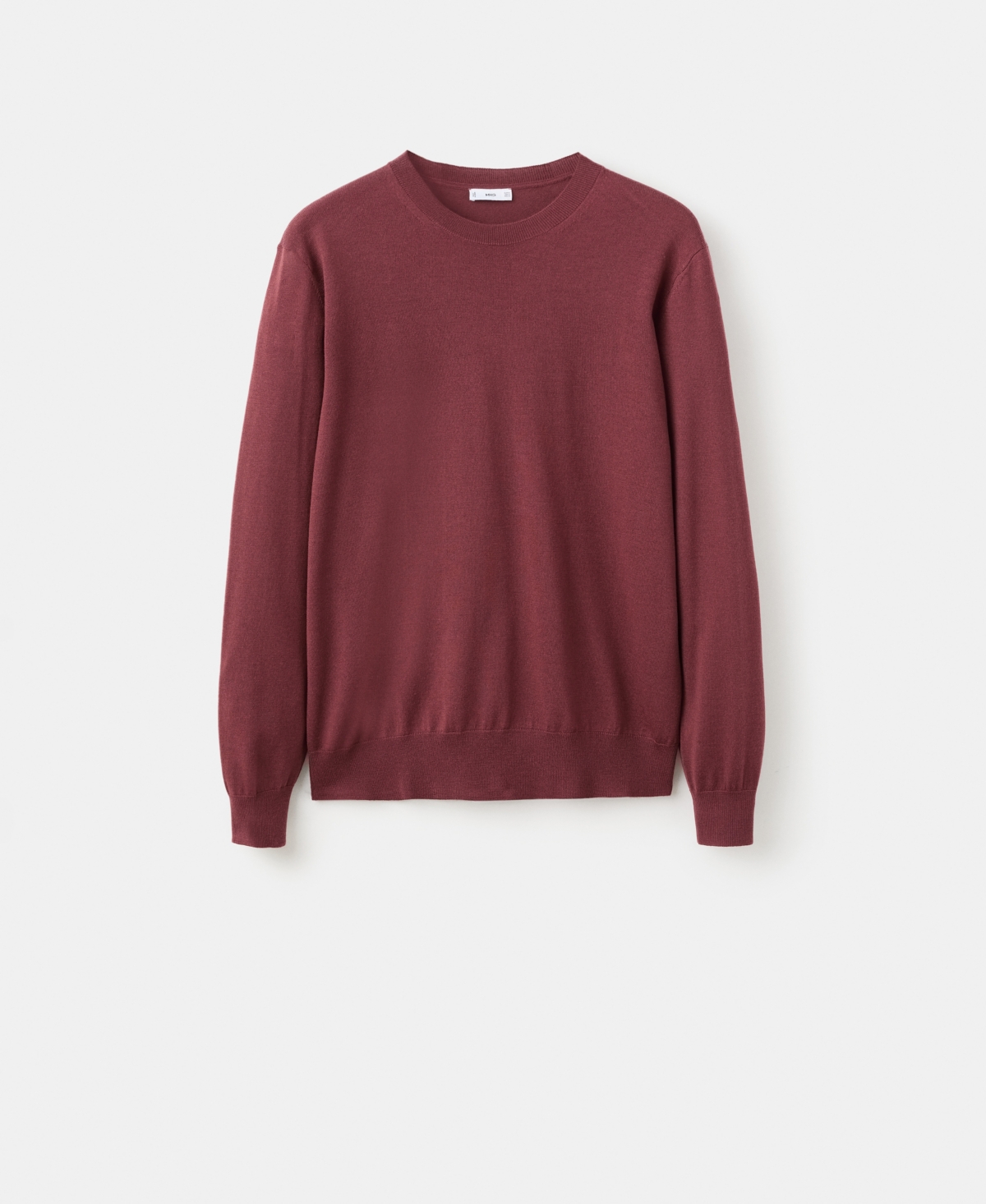 Mango Men's Merino Wool Crew Neck Sweater