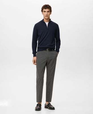 Men's Perkins Collar Merino Wool Sweater