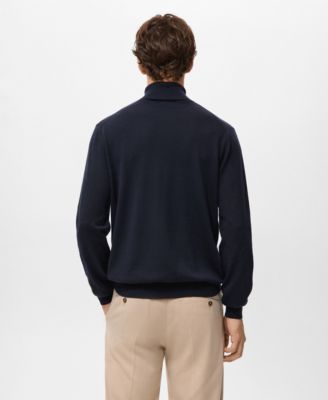 Men's Merino Wool Turtleneck Sweater