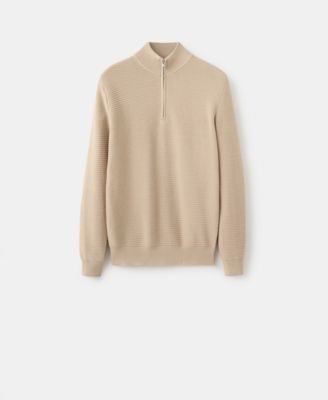 Men's Cotton Structured Sweater