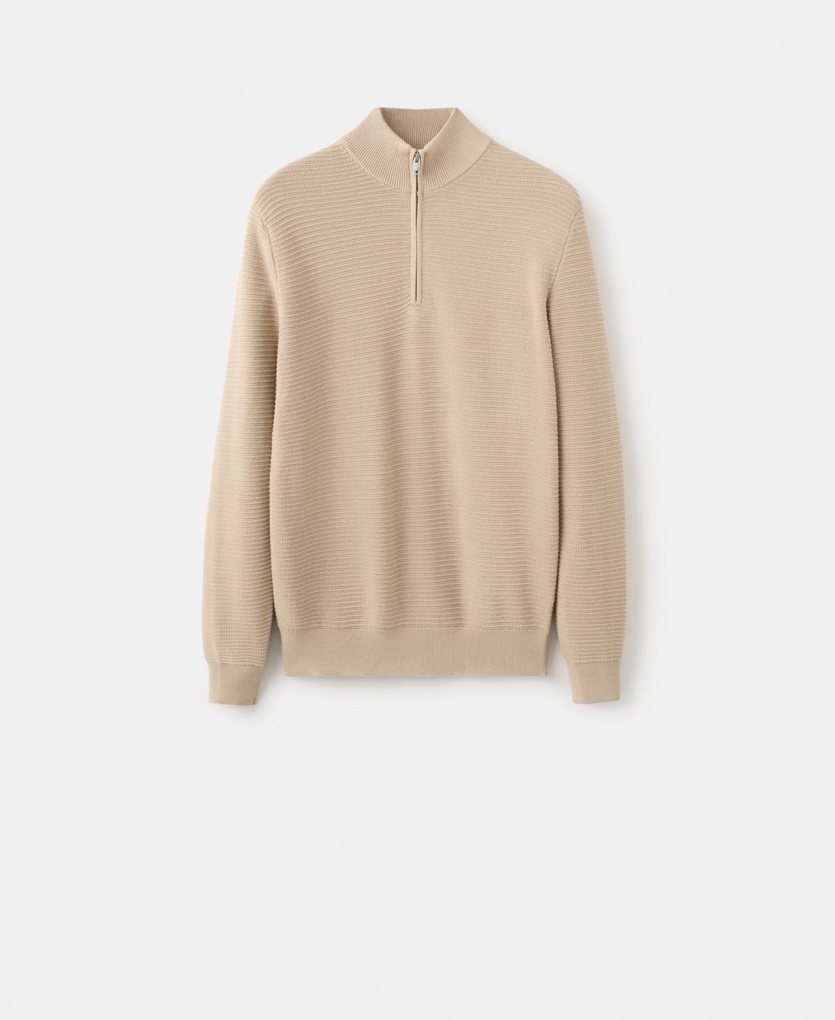 Mango Men's Cotton Structured Sweater