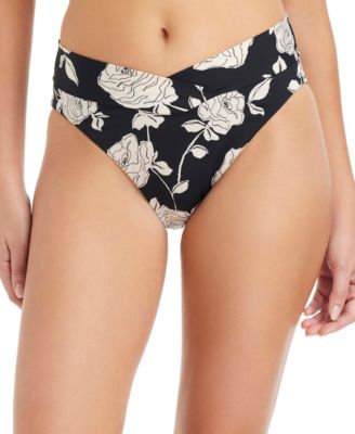 Women's Among Roses High Leg Swim Bottoms