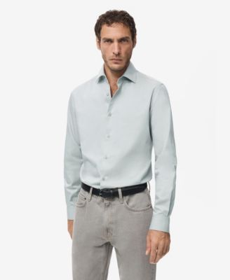 Men's Slim-Fit Lyocell Cotton Shirt