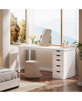 Modern Computer Desk, Simple Style, 47 Inches PC Desk