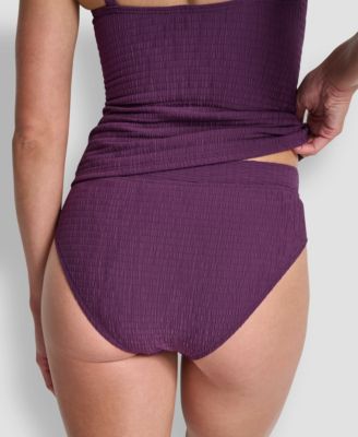 Women's Under-Wire Textured Tankini Top