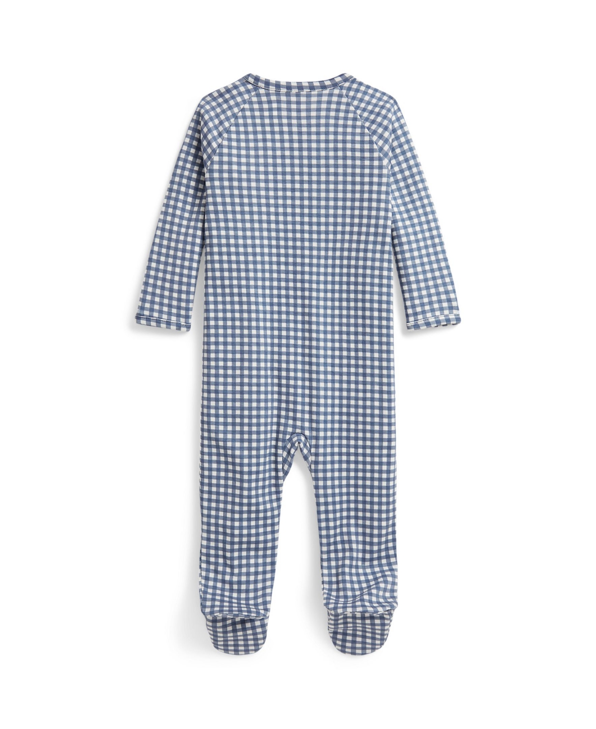 Polo Ralph Lauren Baby Boys' Gingham Crewneck Footed Coverall