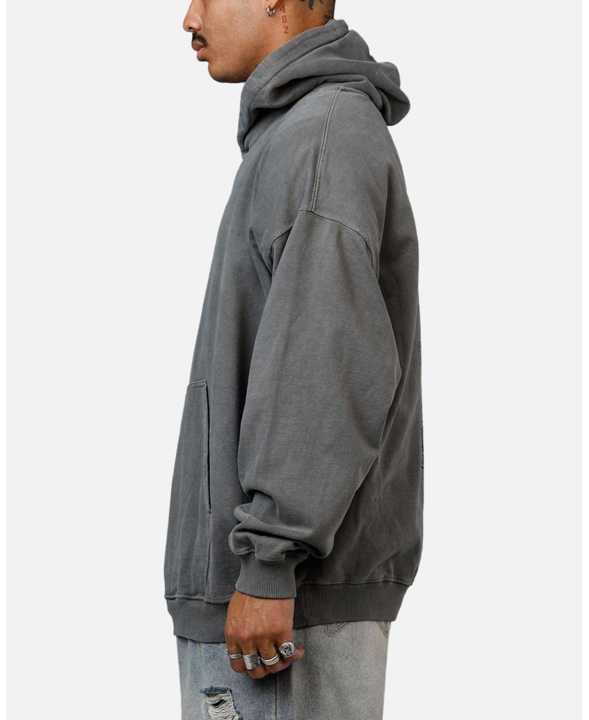 Saint Morta Men's Lost Souls Premium Hoodie Washed Charcoal