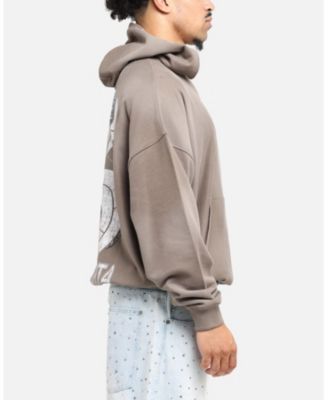 Men's Gothic Distressed Zip Hoodie