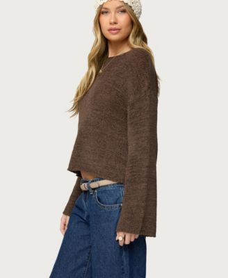 Women's Drop Shoulder Light Knit Sweater