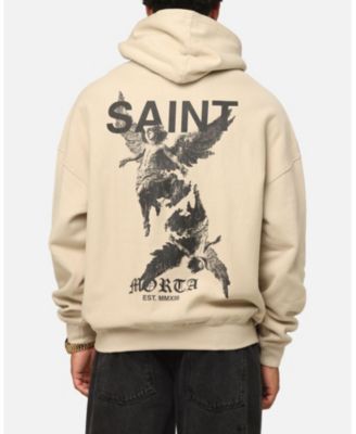 Men's Heavens Boxy Hoodie Stone