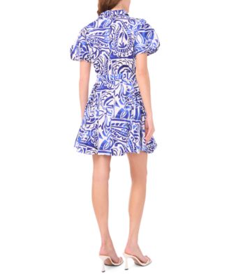 Women's Collared Neck Shirt Dress