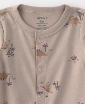 Baby Boys' Dinosaur Short-Sleeve Romper