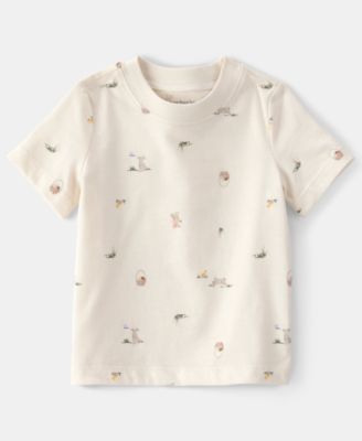 Baby Boys' Easter Bunny T-Shirt and Shortall, 2-Piece Set