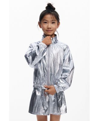 Girls Girls's Reversible silver jacket