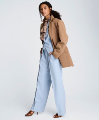 Women's Pintuck Wide Leg Pants