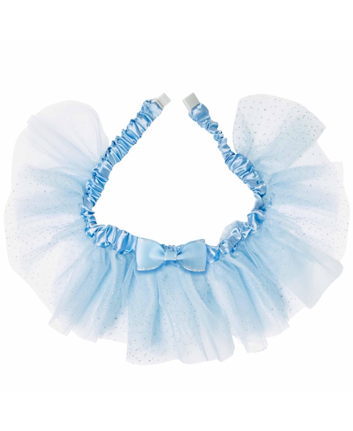 Blueberry Pet My Little Princess Dog Collar with Embroidered Mesh Bowtie