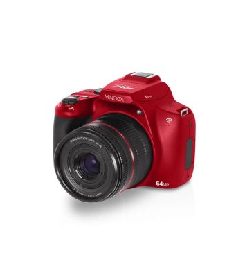 MINOLTA MNB10Z 64 MP / 4K Ultra HD Bridge Camera w/10x Optical Zoom (Red)