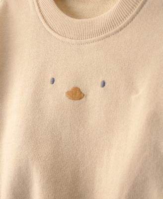 Baby Boys' or Baby Girls' Chick Bubble Round Neck Romper and Hat, 2-Piece Set