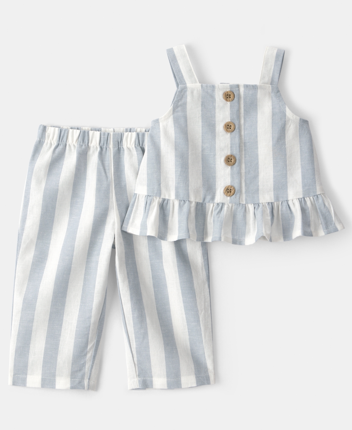 Carter's Baby Girls' Sleeveless Top and Pants, 2-Piece Set