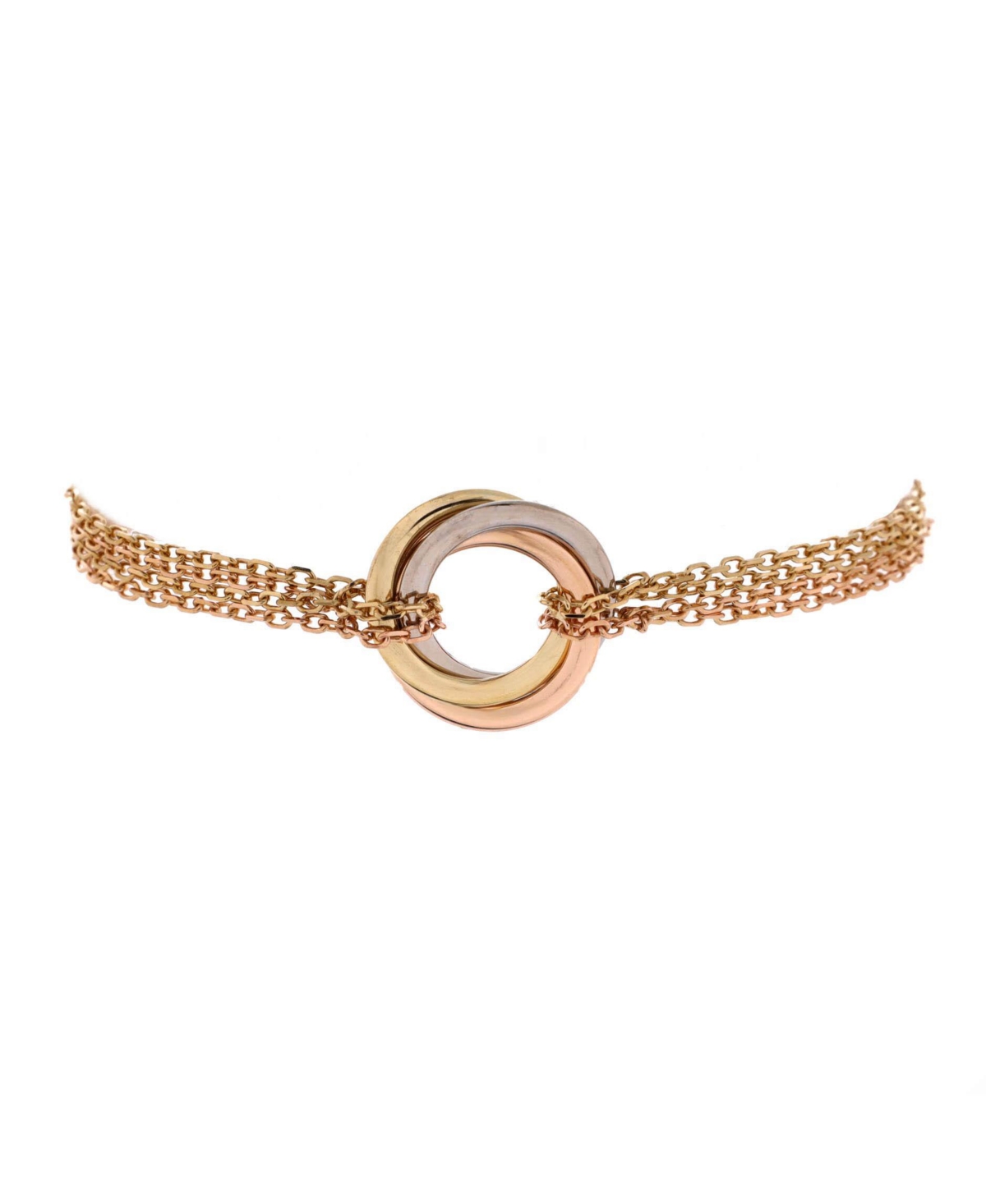 Pre-Owned Cartier Trinity 4 Chain Bracelet