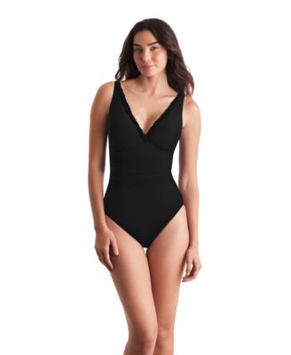 Women's Sonny V-Neck One-Piece Swimsuit