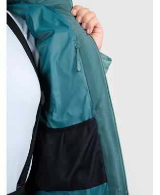 Women's ski down jacket with Primaloft Silver filling - olive