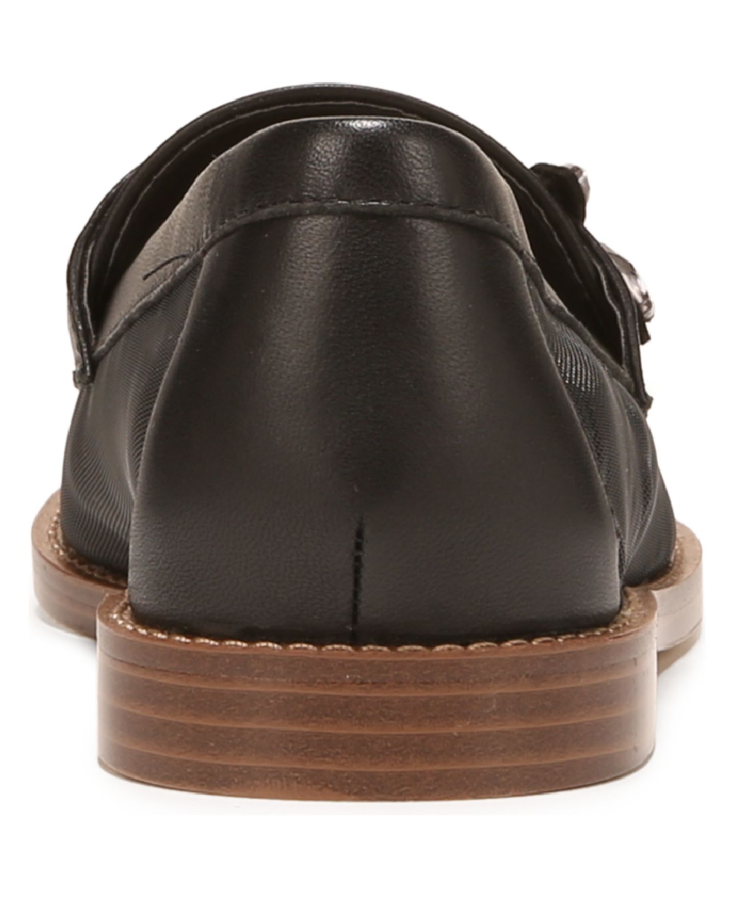 Женские туфли Franco Sarto Stellan 3 Almond Toe, цвет: Чёрный сетчатый / Кожаный — фото 3