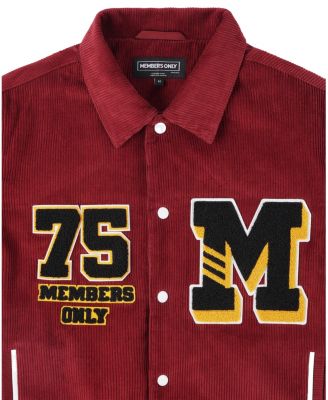 Men's Corduroy Varsity Jacket
