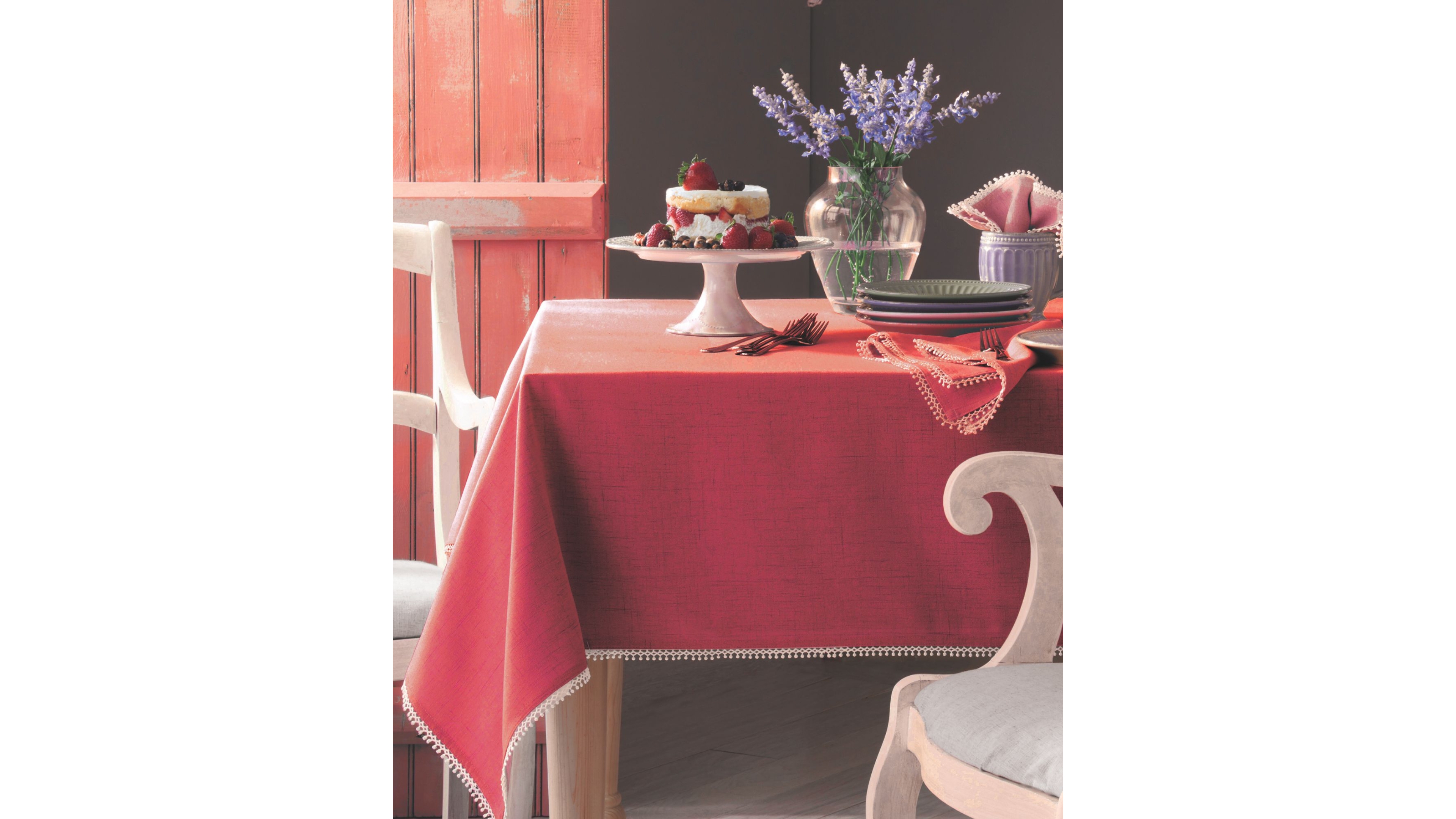 Lenox French Perle Solid-Color Tablecloth, 60" x 84"