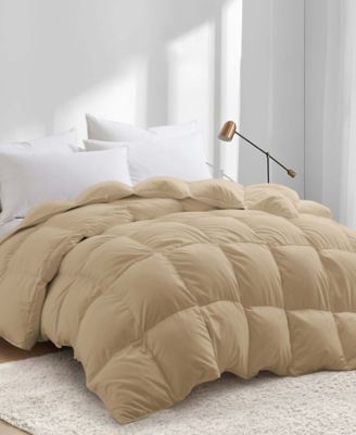 Heavyweight Goose Down Feather Comforter, Full/Queen