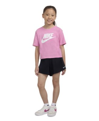 Girls' 4-6X Dri-FIT Play All Day Swing Elastic Waistband Shorts